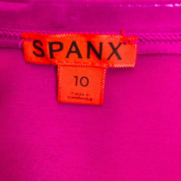 SPANX Super High Rise Shapewear Swimsuit Bottoms in Berry - Size 10 - Picture 5 of 7